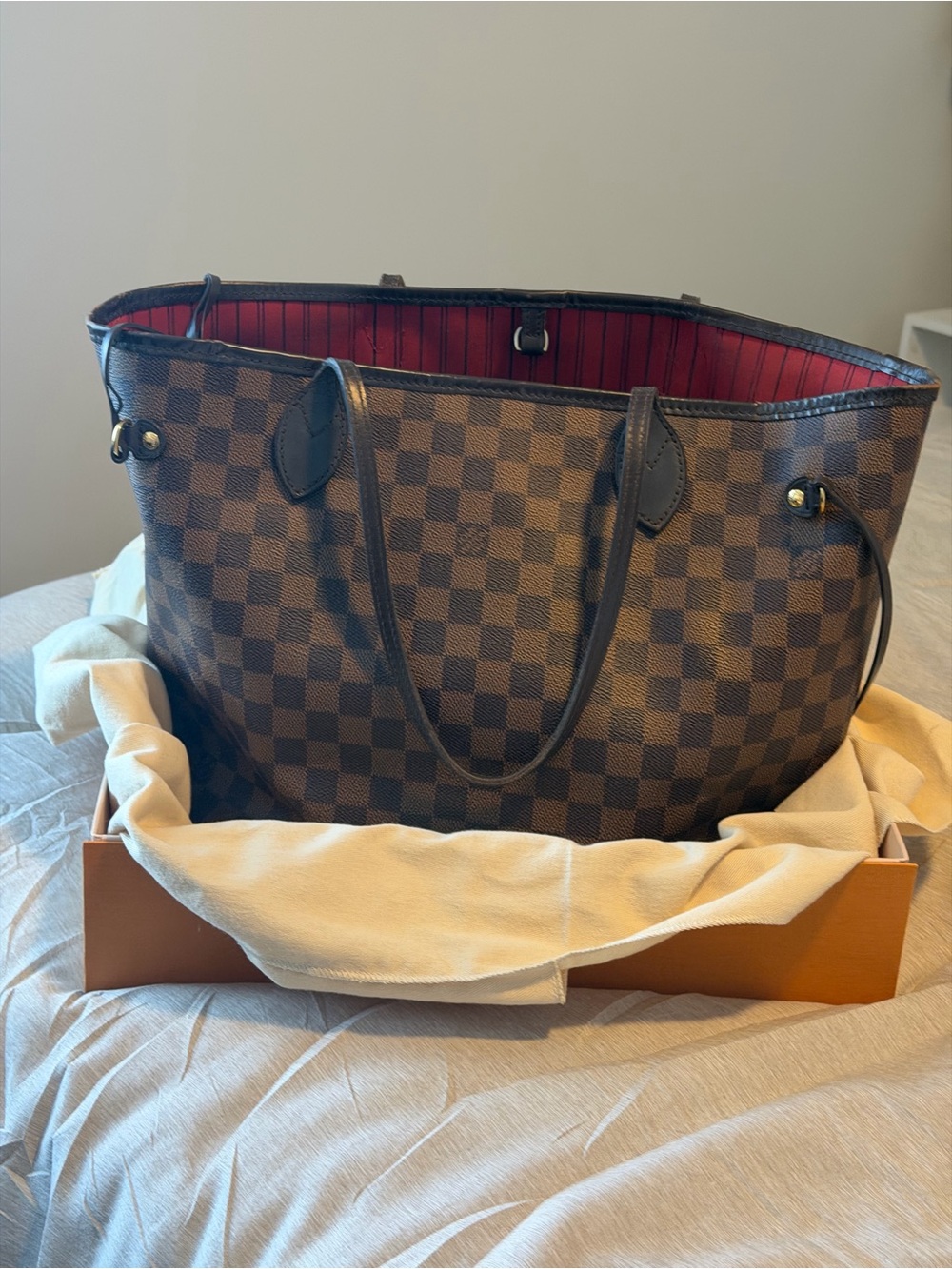 Louis Vuitton Neverfull GM - Damier Ebene - Authentic